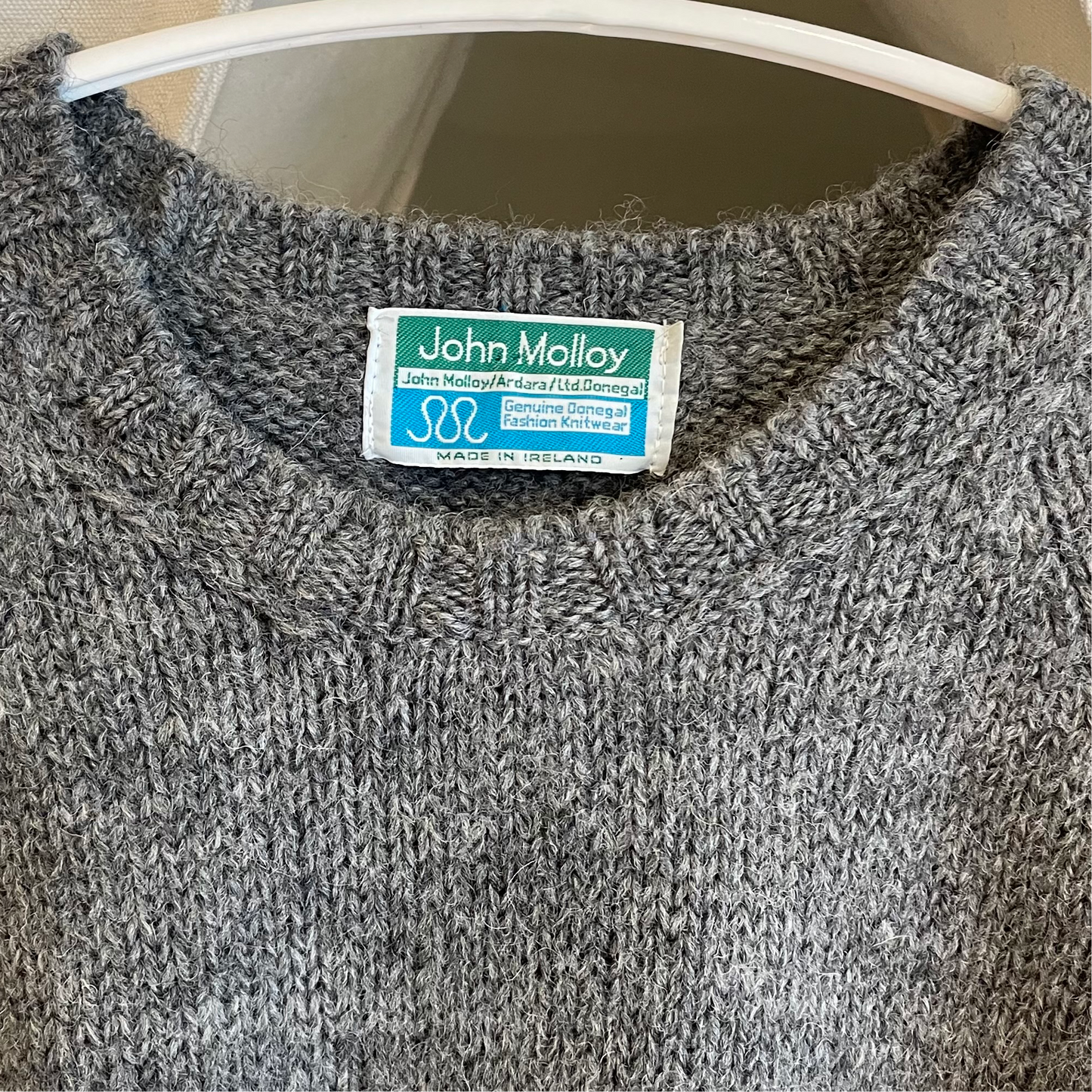 Wool Crewneck Sweater Gray