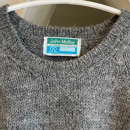 Wool Crewneck Sweater Gray