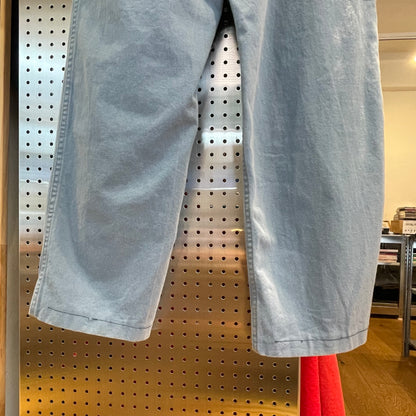 Bleached French Work Pants Blue