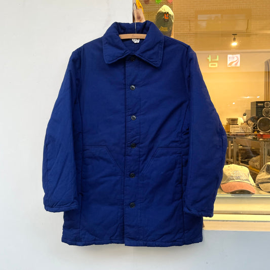 French Work Quilting Jacket Blue