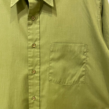 Dacron / Cotton Long Sleeve Shirt Green
