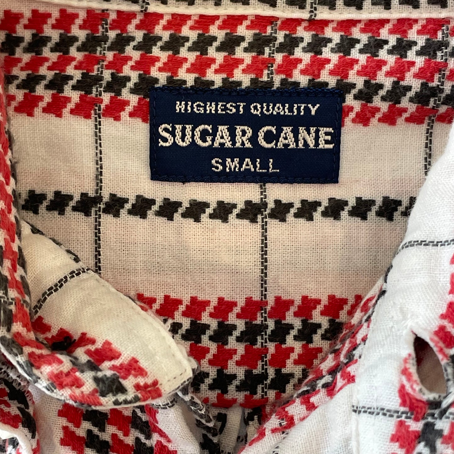 Red-Black Woven Striped Casual Shirt