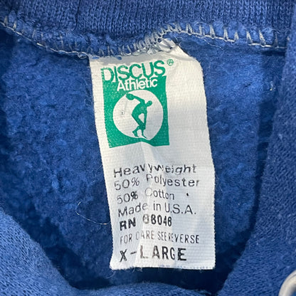 Raglan Blank Hoodie Blue