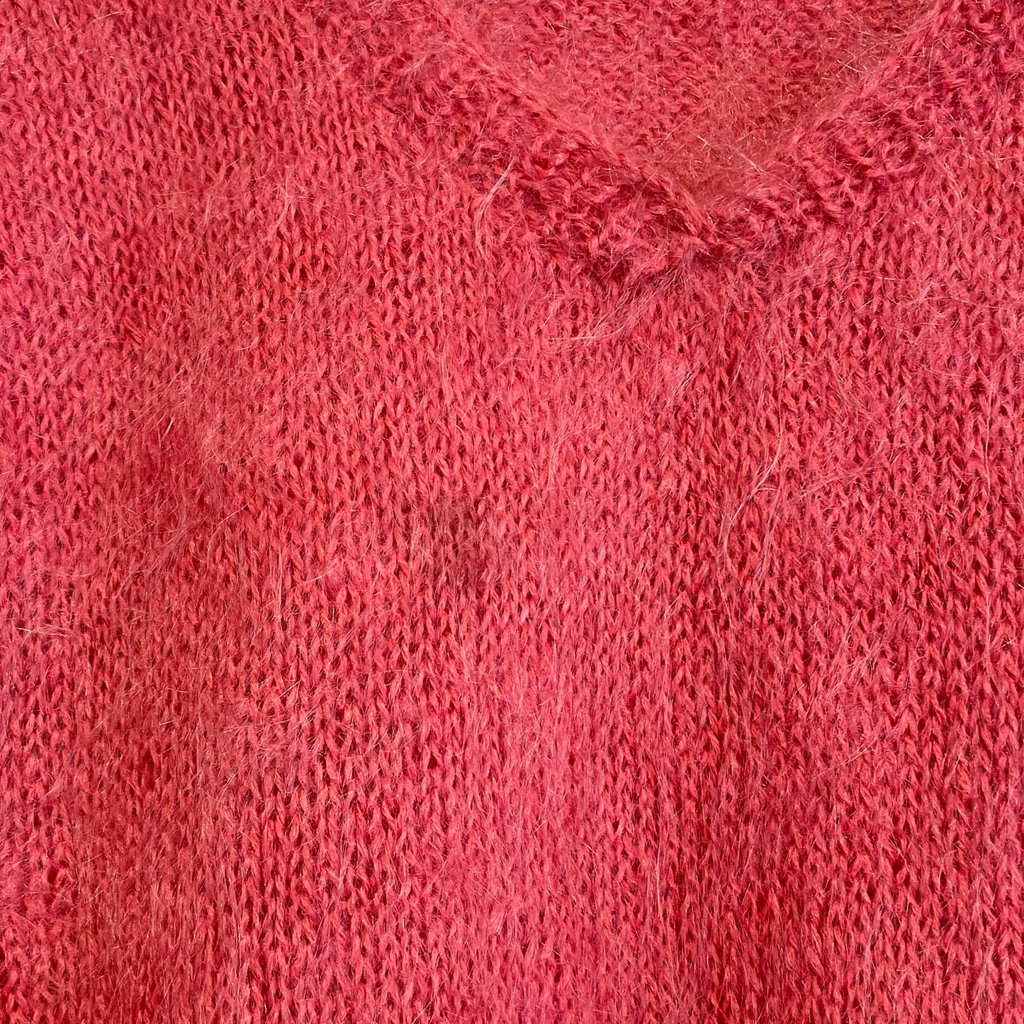 Fuzzy Knit Vest Pink