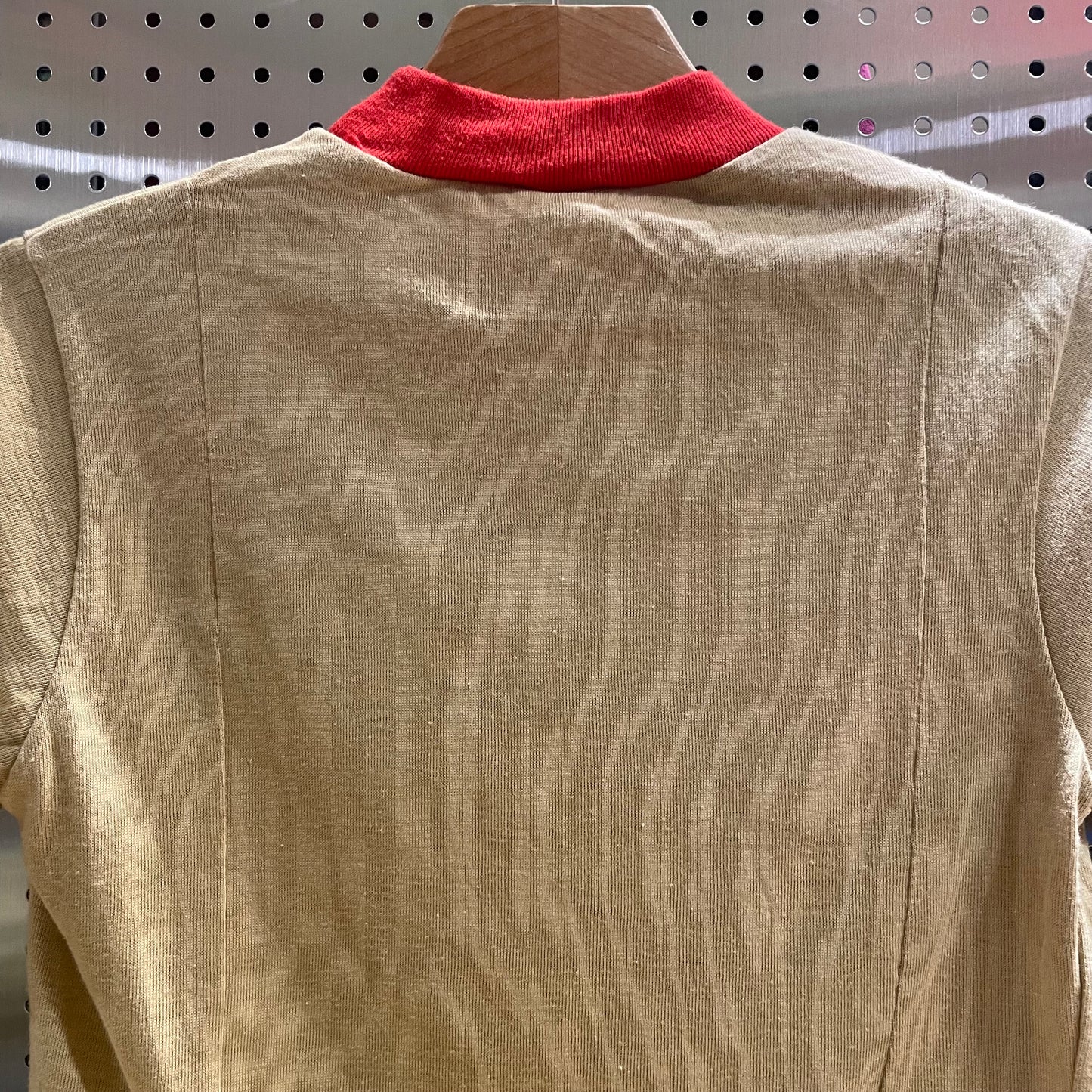 Ringer T-Shirt Beige