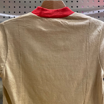Ringer T-Shirt Beige