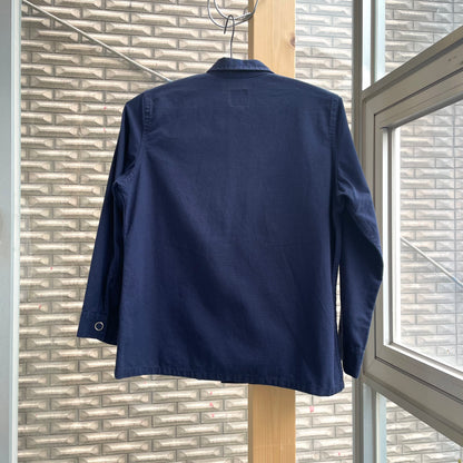 Patch Pocket Shirt Jacket Navy