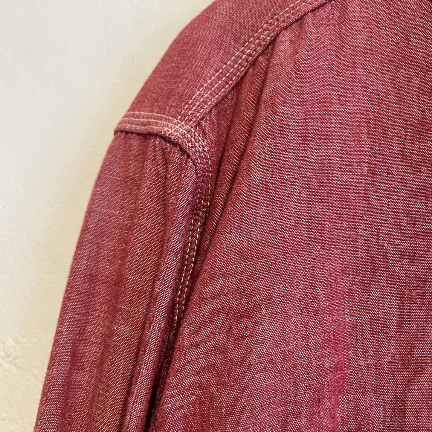Chambray Work Shirt Red