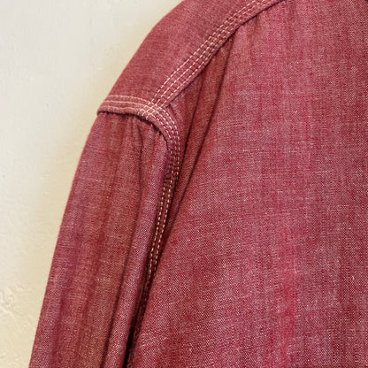 Chambray Work Shirt Red