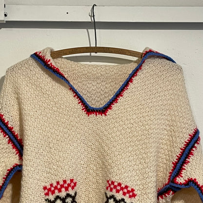 Sailor Collar Knit Pullover