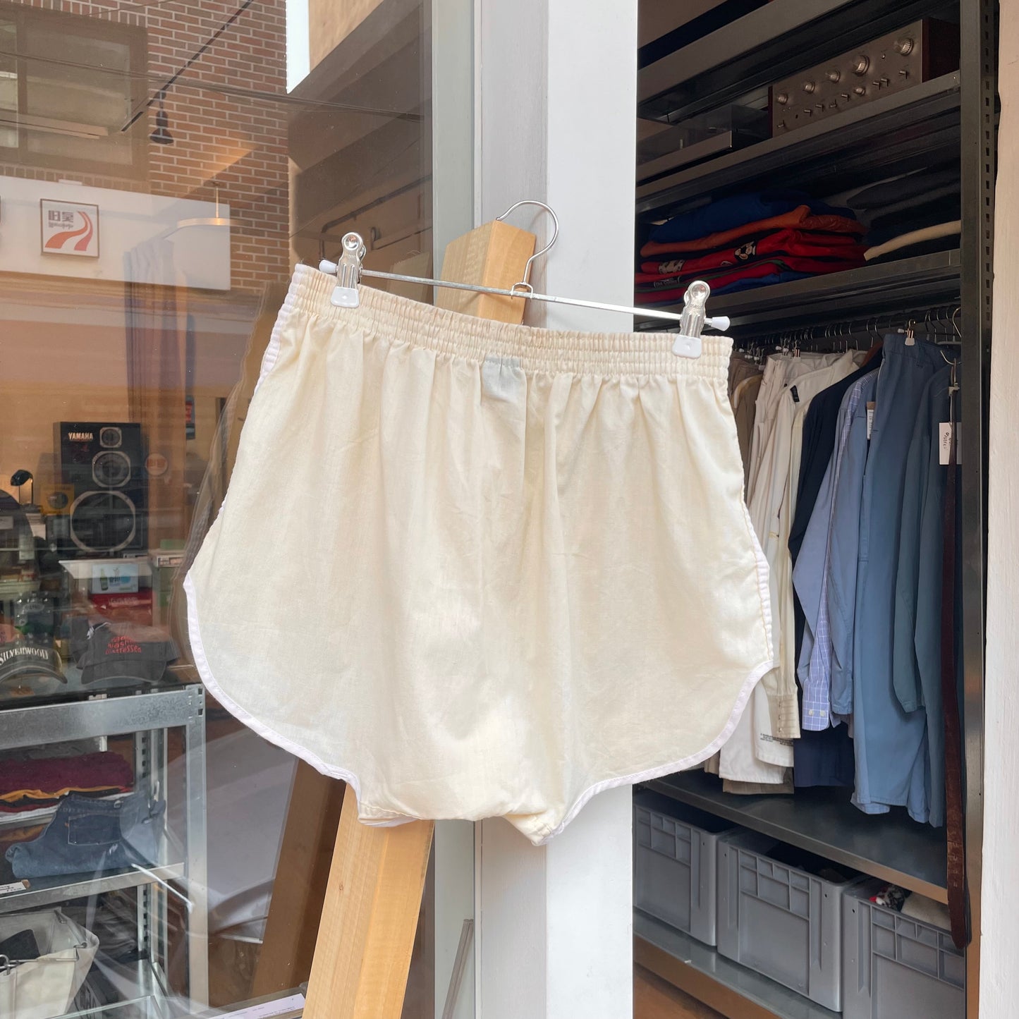Elastic Waist Shorts Ivory