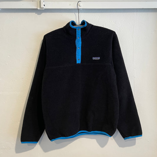 Snap T Collar Fleece Black Blue