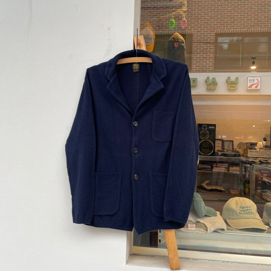Knit Blazer Navy