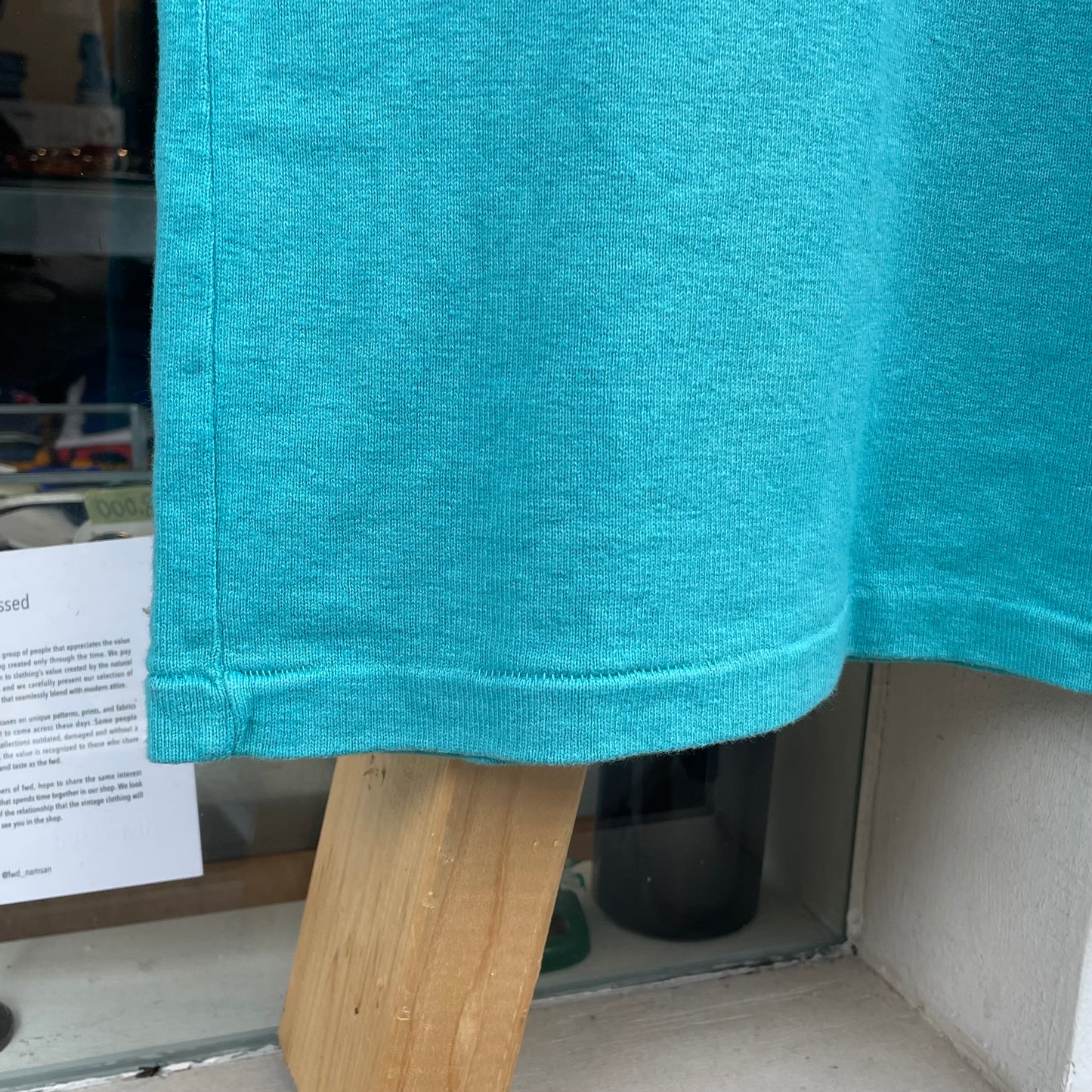 Henly Neck T-Shirt Blue