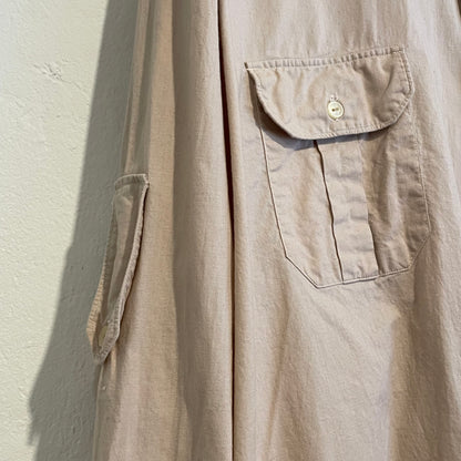 Double Pocket Shirt Pink Beige