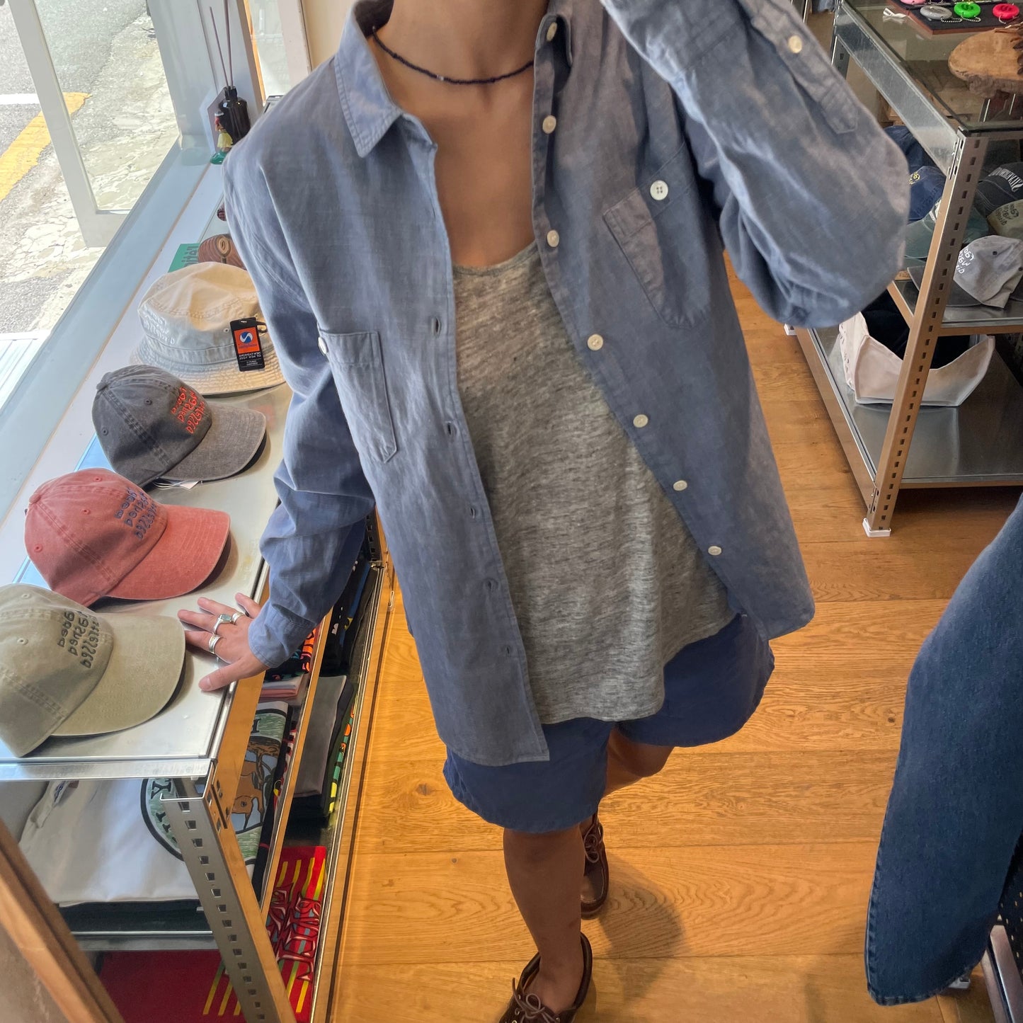 Chambray Shirt Blue
