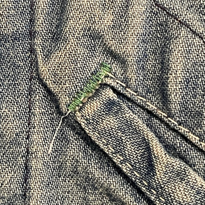 Faded Denim Jacket w/Ideal Zipper