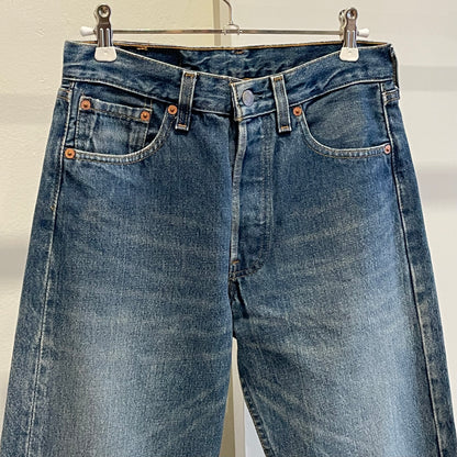 501 Button Fly Jeans Straight Blue
