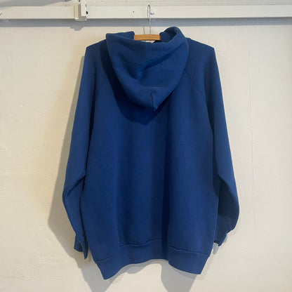 Raglan Blank Hoodie Blue