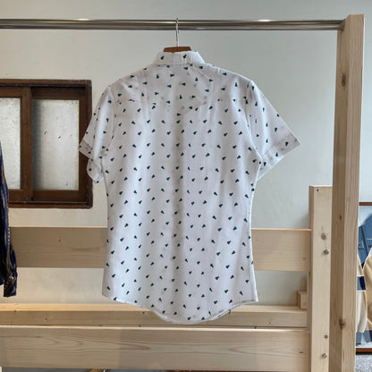 Western Short Sleeve Shirt White