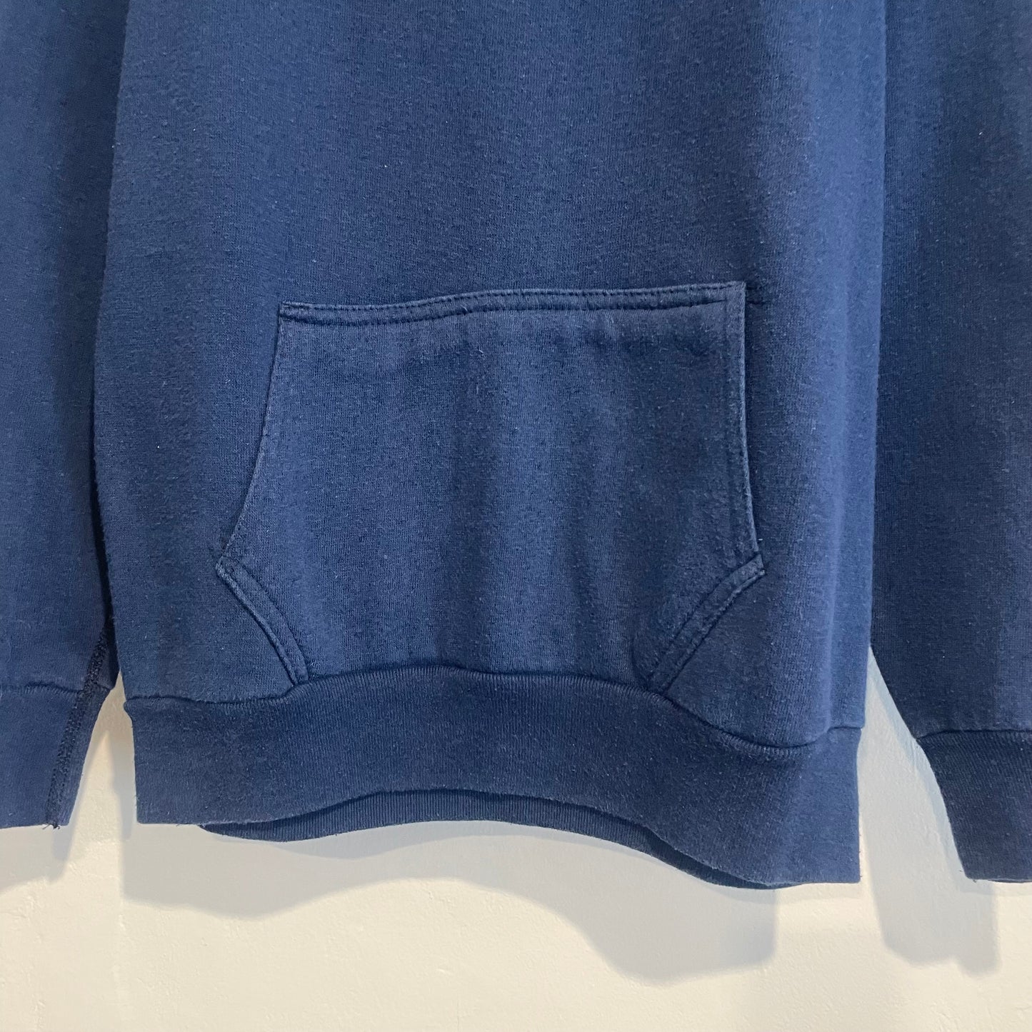 Navy Drawstring Hoodie Blank