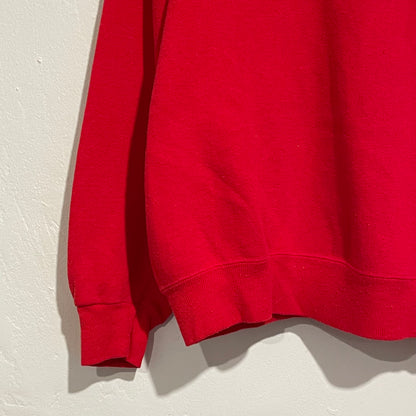 Creslan Acrylic & Cotton 50/50 Raglan Blanc Sweatshirt Red