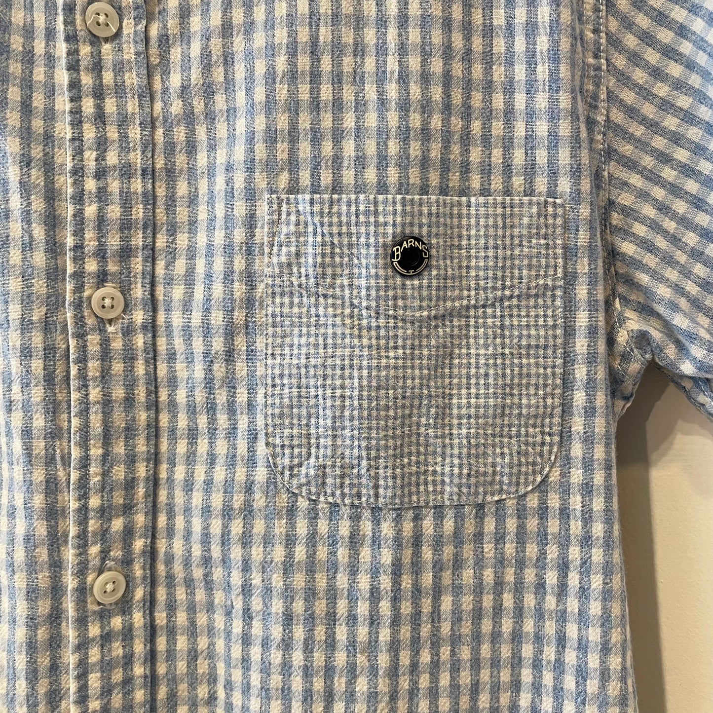 Graph Check Short Sleeve Shirt Blue