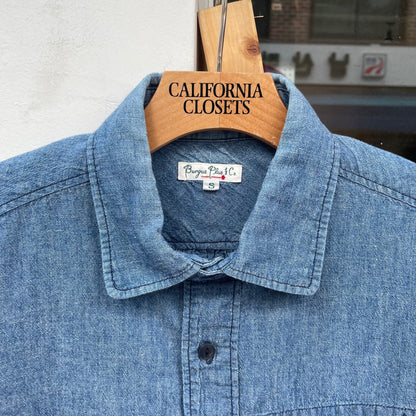Denim Chambray Shirt Blue