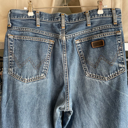 Regular Straight Jeans Medium Wash Blue