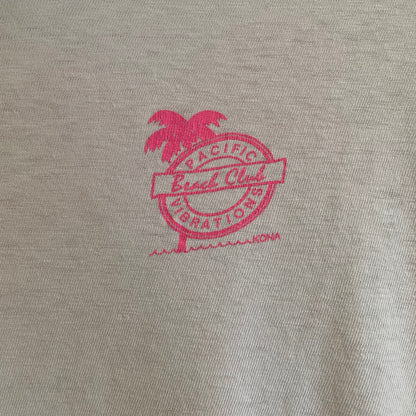 Pacific Beach Club Palm Graphic Tee White