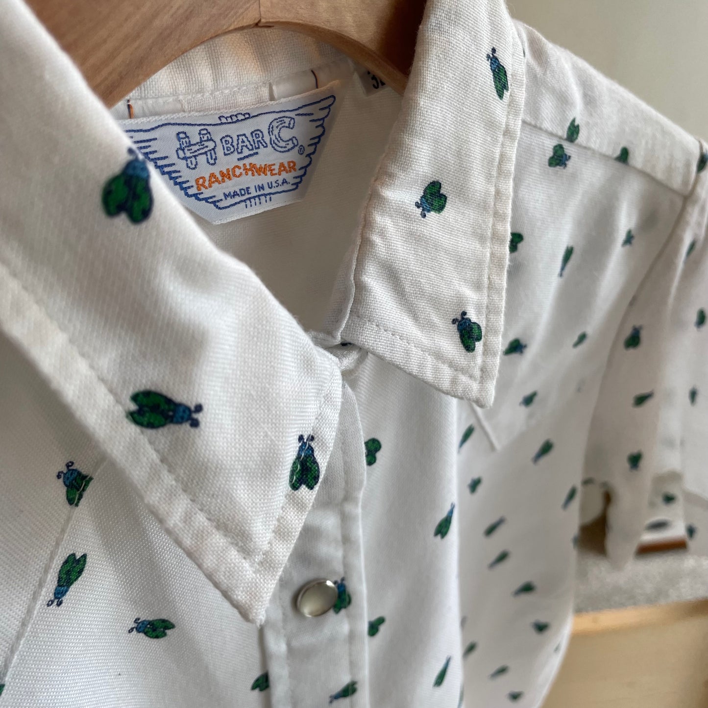 Western Short Sleeve Shirt White