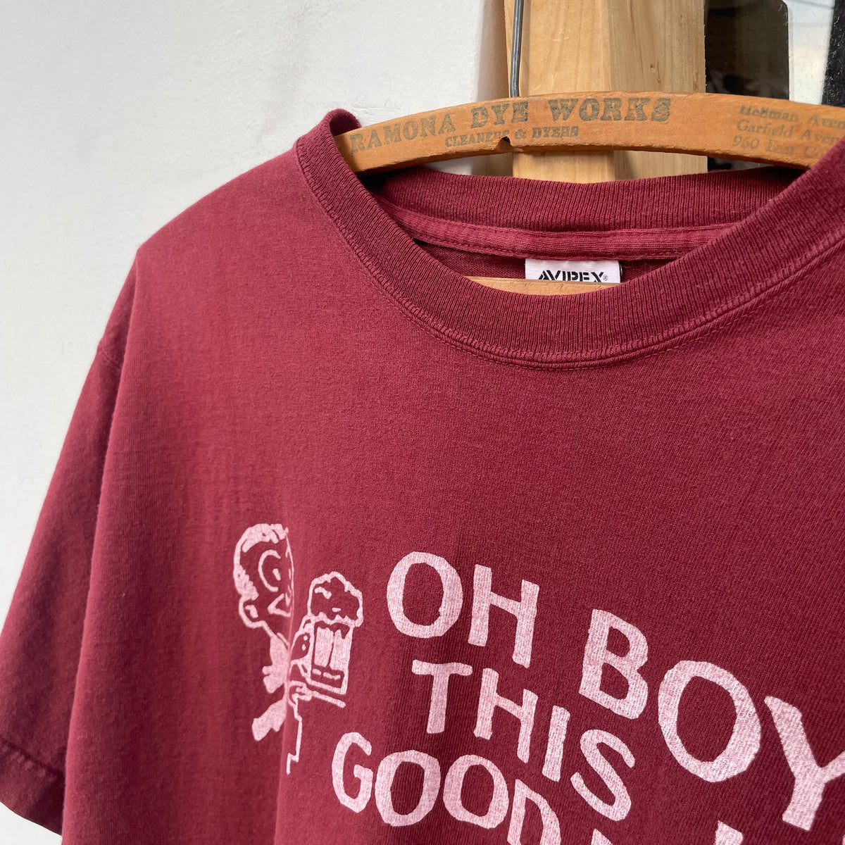 Good Beer T-Shirt Burgundy