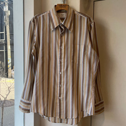 Stripe Shirt Brown