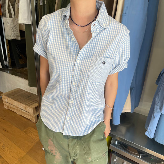 Graph Check Short Sleeve Shirt Blue