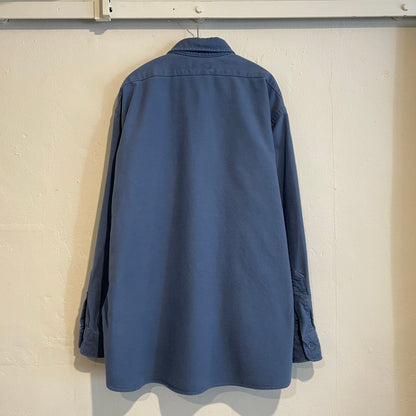 Chamois Cloth Shirt Bluegrey