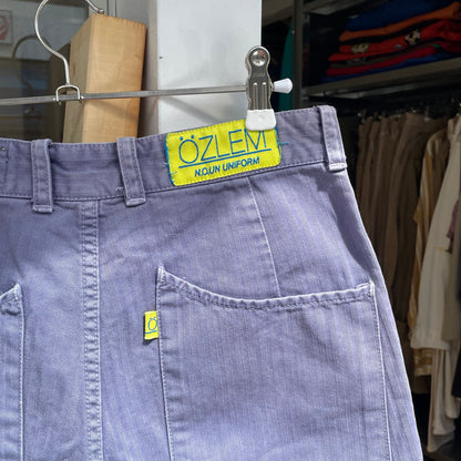 Herringbone Shorts Blue