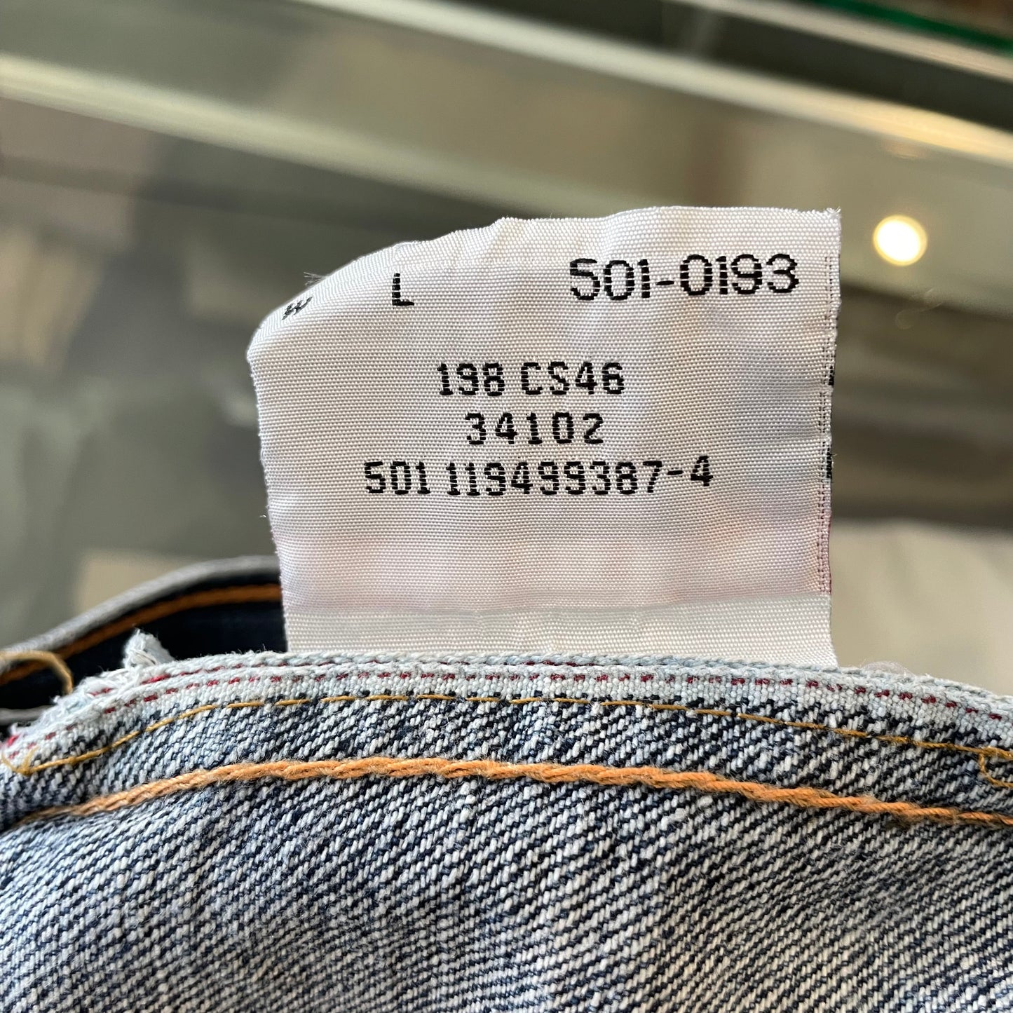 501 Jeans Regular Straight Dark Wash Indigo