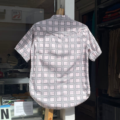 Short Sleeve Check Shirt Pink