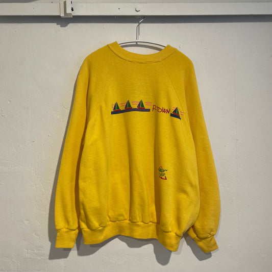 P-TOWN Printed Sweatshirt Yellow