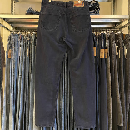Navy Twill Pants Regular Tapered