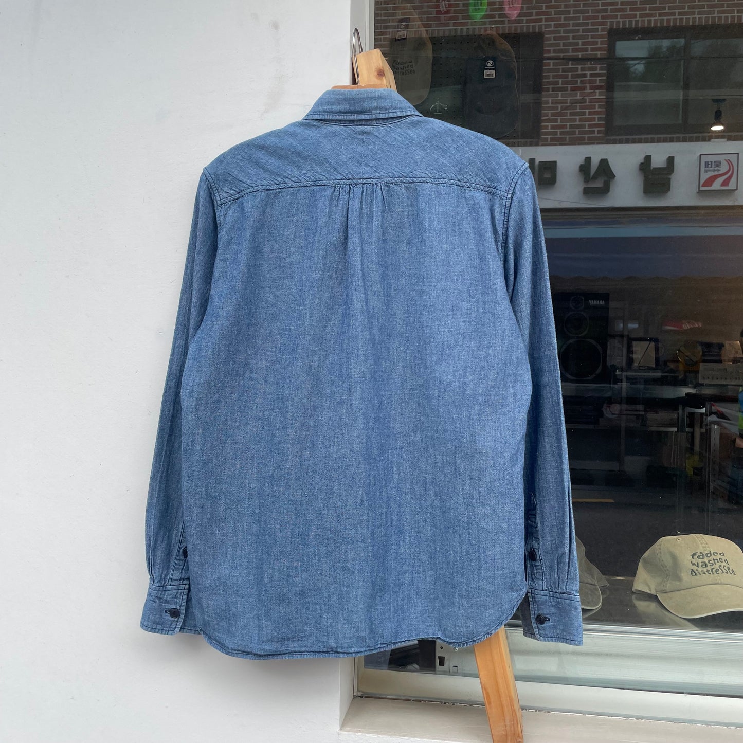 Denim Chambray Shirt Blue