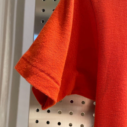 Knit Polo Shirt Red