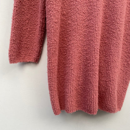 Shaggy Cardigan Pink