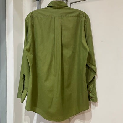 Dacron / Cotton Long Sleeve Shirt Green