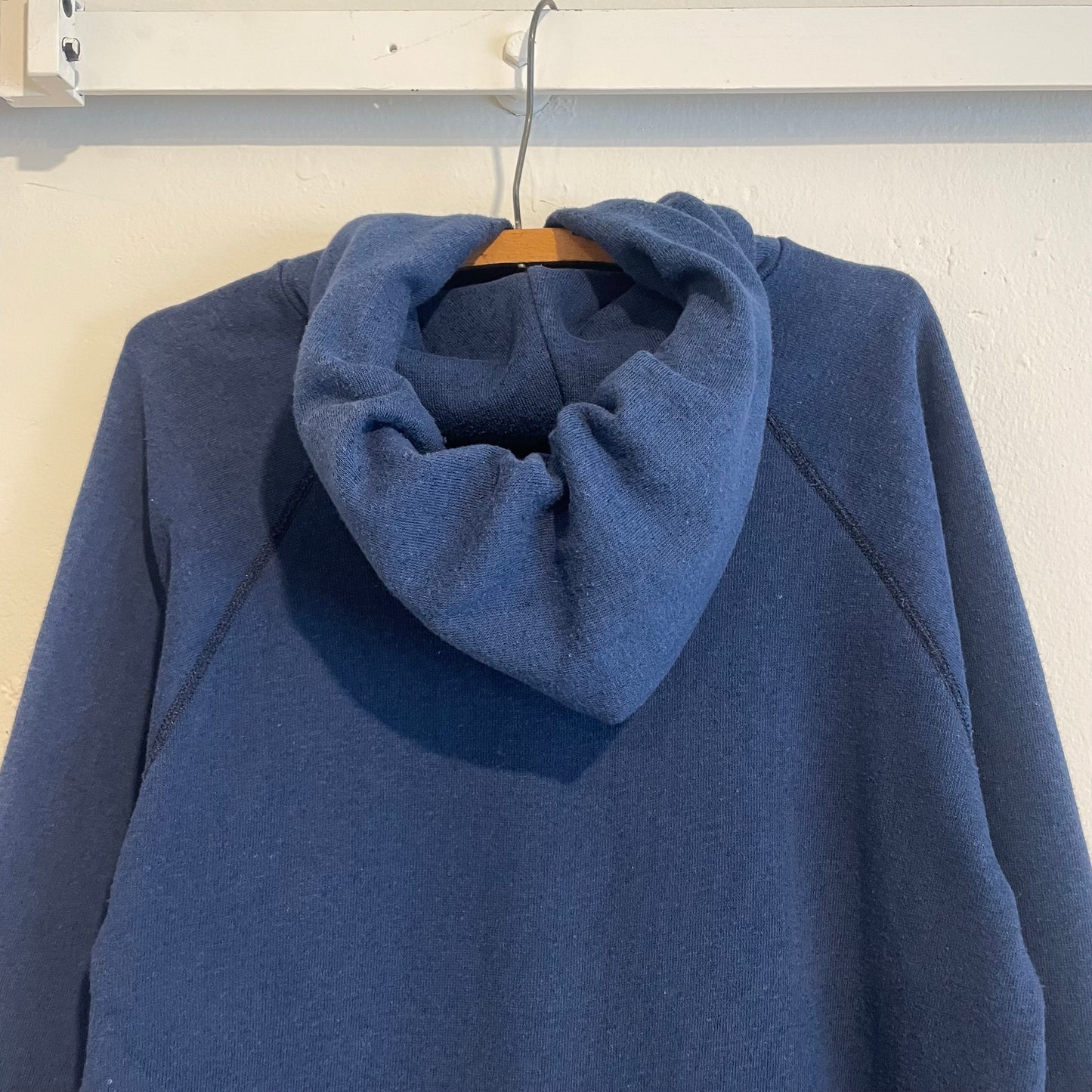 Navy Drawstring Hoodie Blank