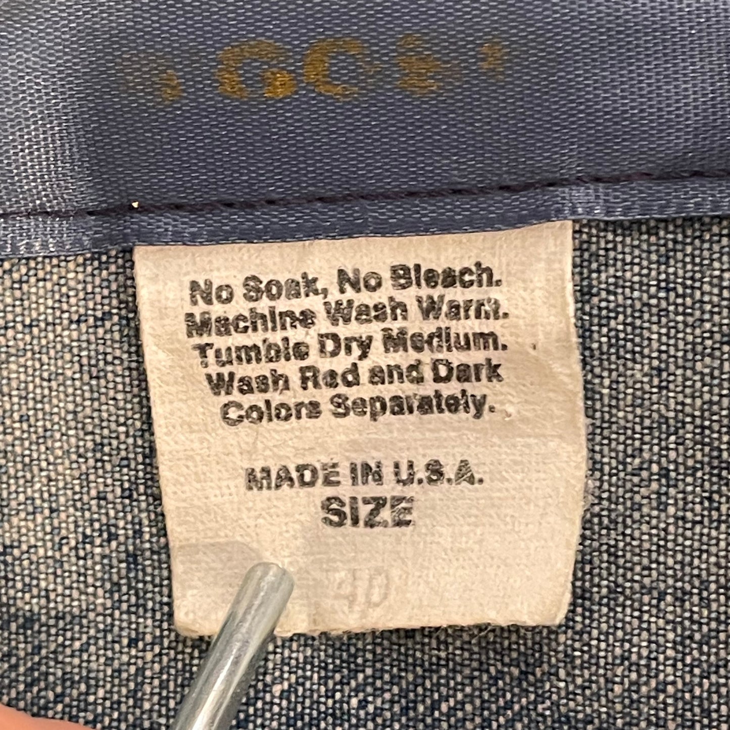 Faded Denim Jacket w/Ideal Zipper