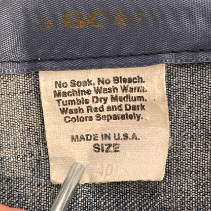 Faded Denim Jacket w/Ideal Zipper