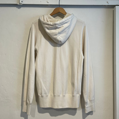 Full Zip Pocket Hoodie Cream Waldes Zip