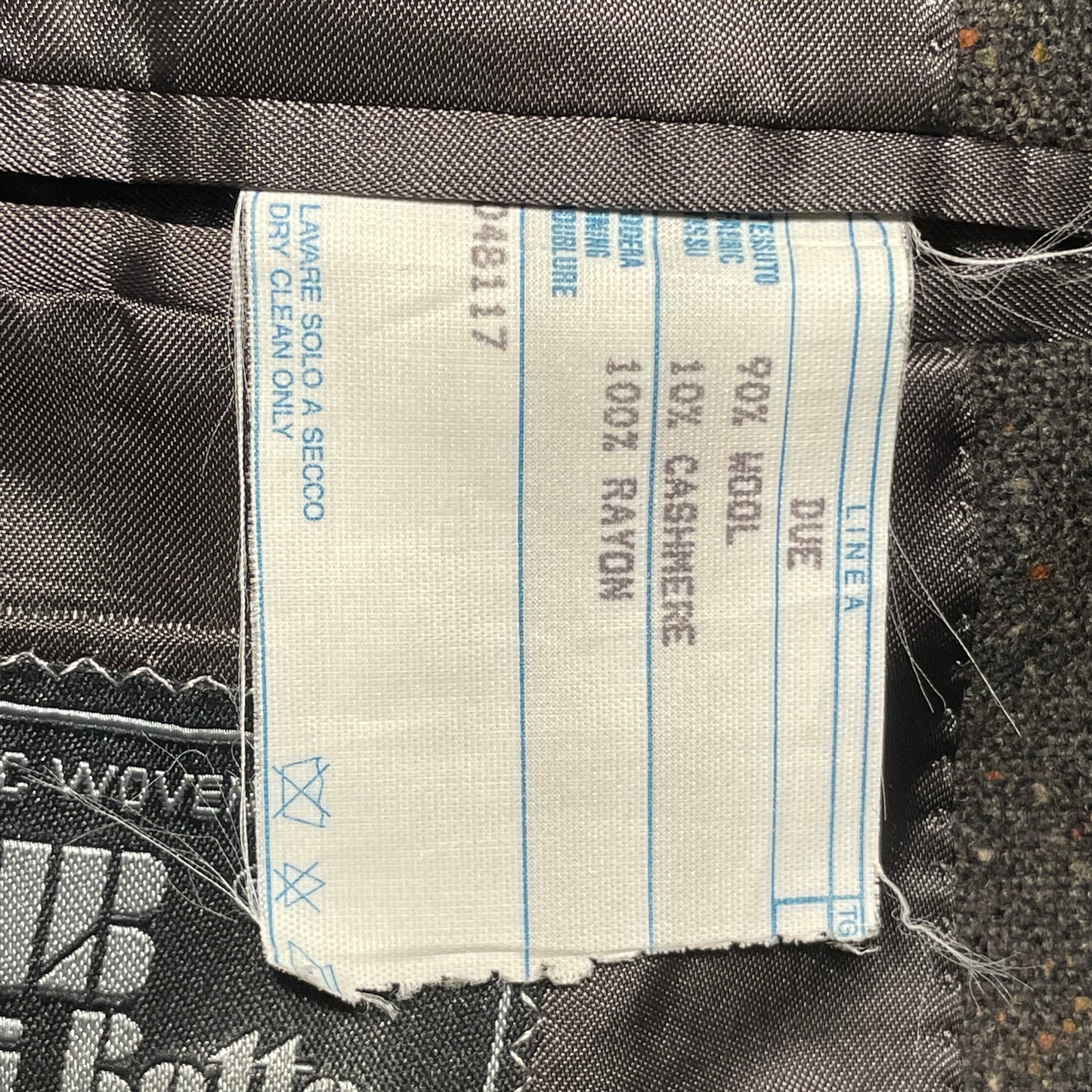 Wool Cashmere Blazer Gray