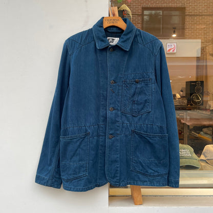 Patch Pocket Denim Jacket Blue